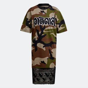 Adidas Originals Camo Lace Shirt Dress